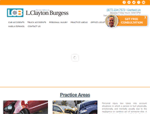 Tablet Screenshot of clayburgess.com